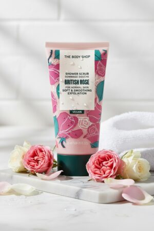 The body shop BRITISH ROSE shower scrub 50 ml