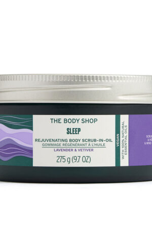 The body shop SLEEP exfoliating body oil lavender & vetiver 275 gr