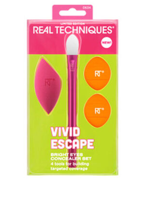 Real techniques VIVID ESCAPE BRIGHT EYES CONCEALER CASE 4 pcs