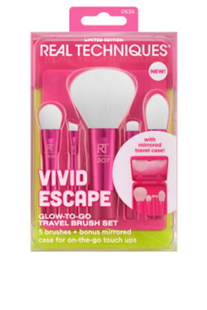 Real techniques VIVID ESCAPE GLOW-TO-GO CASE 5 pcs