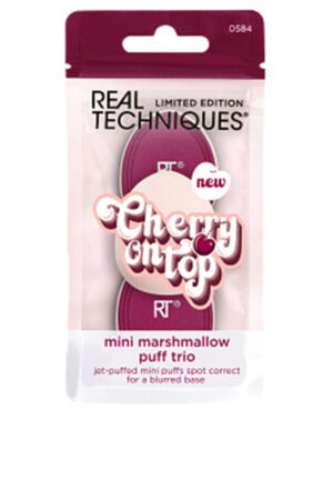 Real techniques CHERRY ON TOP MINI MARSHMALLOW PUFF TRIO 3 pcs