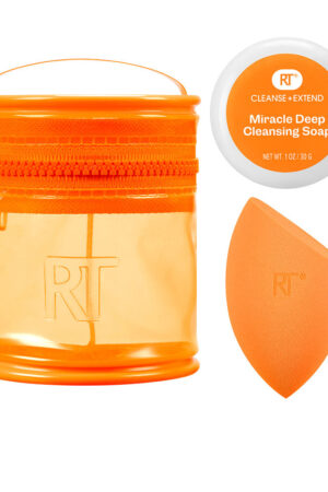 Real techniques MIRACLE BLEND + CLEANSE CASE 3 pcs