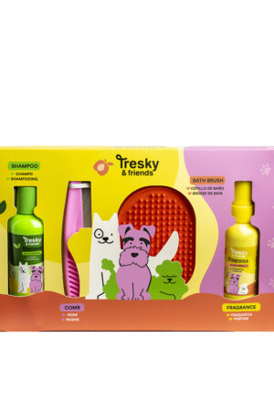 Tresky & friends PET CLEANING CASE 4 pcs