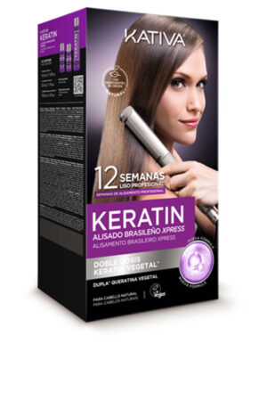 Kativa KERATIN EXPRESS BRAZILIAN STRAIGHTENING SET 3 pcs