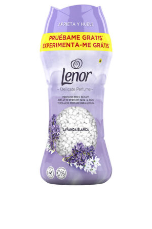 Lenor UNSTOPPABLES fabric softener pearls scented #white lavender 195 gr