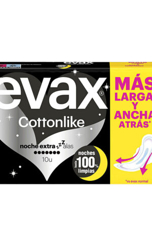 EVAX COTTONLIKE extra winged night pads 10 units