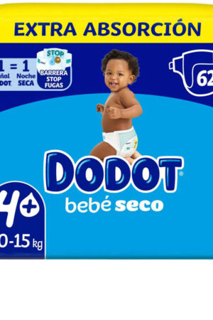DODOT EXTRA STAGES size 4 diapers 10-15 kg 62 units