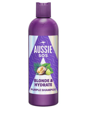 AUSSIE SOS BLONDE & HYDRATE purple shampoo 300 ml