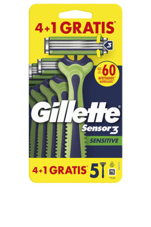 GILLETTE SENSOR3 SENSITIVE disposable razor blades 5 units