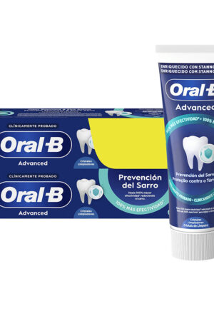 Oral-b TARTAR PREVENTION toothpaste 2 x 75 ml