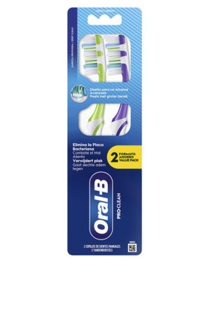 Oral-b PROCLEAN PLAQUE REMOVER toothbrush 40 #medium 2 units
