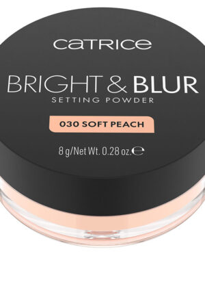 BRIGHT & BLUR loose setting powder #030-Soft Peach 8 gr