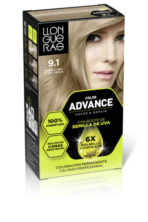 COLOR ADVANCE #9,1-rubio claro claro ceniza 1 u