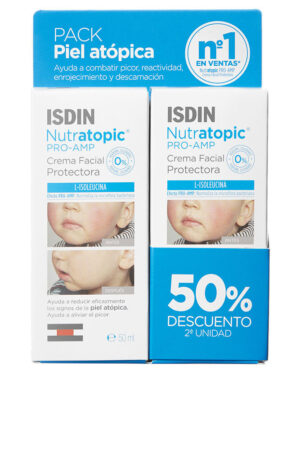 Isdin NUTRATOPIC PRO-AMP facial cream duo 2 x 50 ml