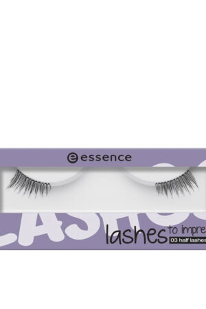 Essence LASHES TO IMPRESS pestañas artificiales #03-half lashes 1 u
