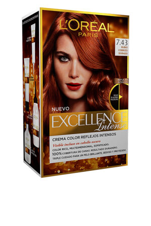 L'orÉal paris EXCELLENCE INTENSE hair color #7.43 golden copper blonde 1 u