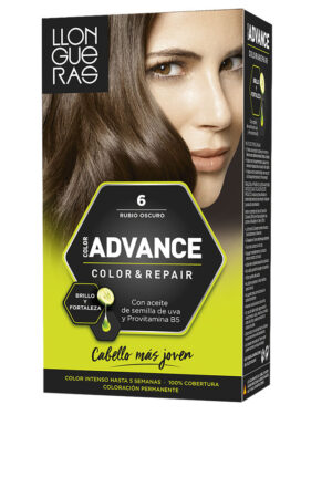 Llongueras COLOR ADVANCE #6-rubio oscuro 1 u