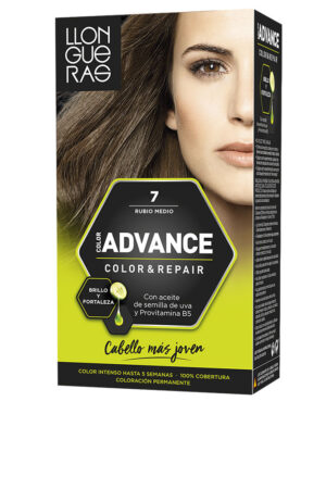 Llongueras COLOR ADVANCE #7-rubio medio 1 u