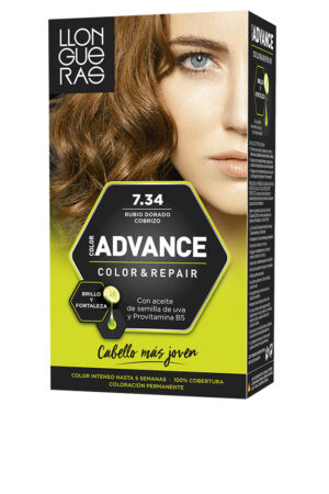 Llongueras COLOR ADVANCE #7,34-rubio dorado cobrizo 1 u