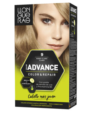 Llongueras COLOR ADVANCE #9-rubio claro claro 1 u