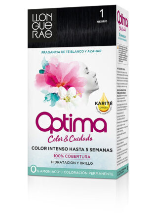 Llongueras OPTIMA hair colour #1-black 1 u