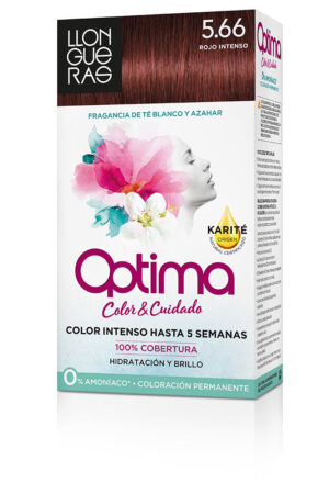 Llongueras OPTIMA hair colour #5.66-deep intense red 1 u