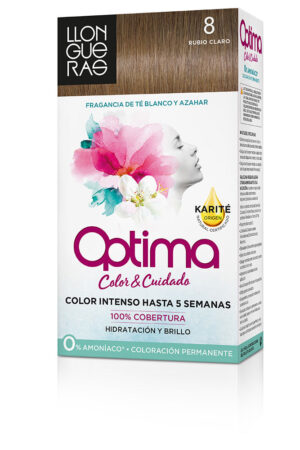 Llongueras OPTIMA hair colour #8-light blond 1 u