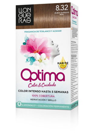 Llongueras OPTIMA hair colour #8.32-light blond natural 1 u