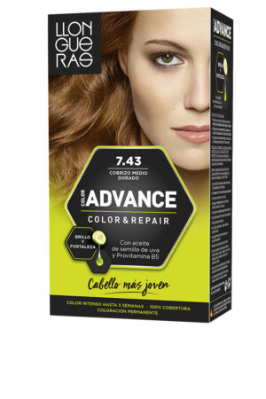 Llongueras COLOR ADVANCE #7,43-cobrizo medio dorado 1 u
