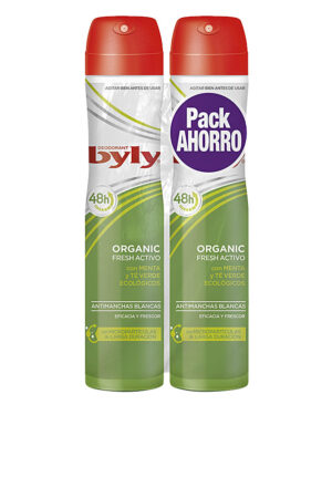 Byly ORGANIC EXTRA FRESH DEO VAPO LOT 2 x 200 ml