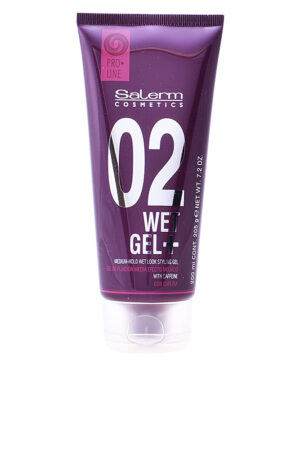 Salerm WET GEL+ medium hold wet look styling gel 200 ml