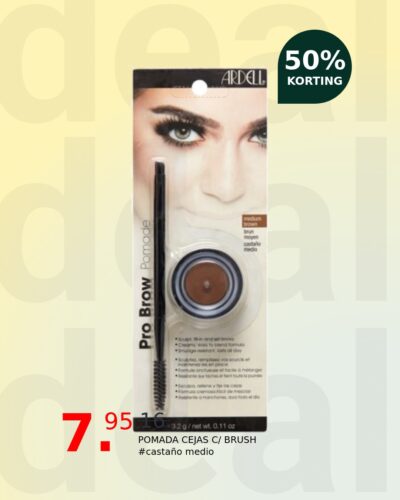 POMADA CEJAS C/ BRUSH #castaño medio