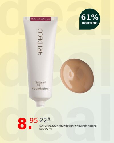 NATURAL SKIN foundation #neutral/ natural tan 25 ml