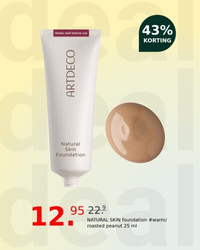 NATURAL SKIN foundation #warm/ roasted peanut 25 ml