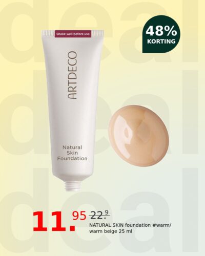 NATURAL SKIN foundation #warm/ warm beige 25 ml