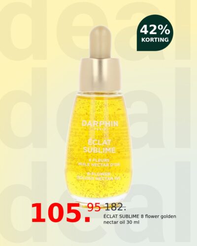 ÉCLAT SUBLIME 8 flower golden nectar oil 30 ml