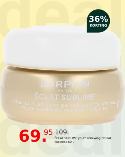 ÉCLAT SUBLIME youth renewing retinol capsules 60 u