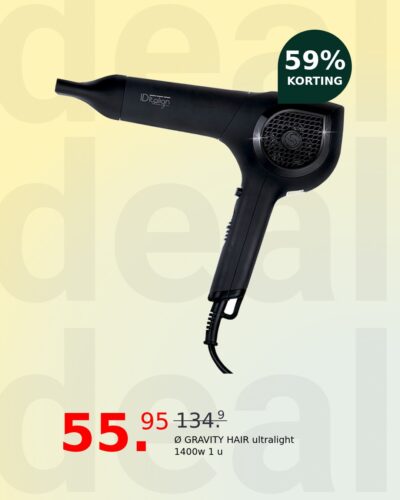 Ø GRAVITY HAIR ultralight 1400w 1 u