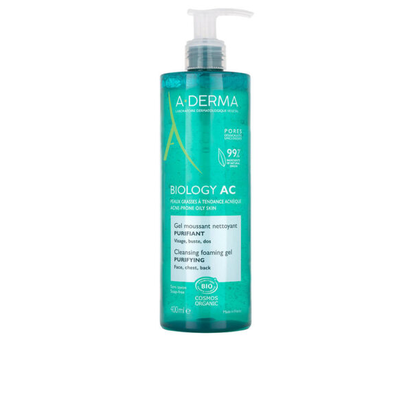 A-derma BIOLOGY AC cleansing gel 400 ml