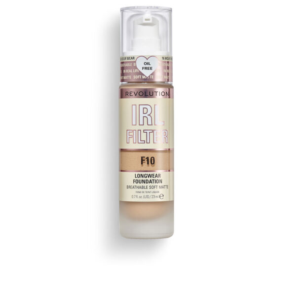 Revolution make up IRL FILTER longwear foundation #F10 23ml