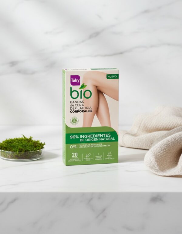 BIO NATURAL 0% depilatory body wax strips 20 units