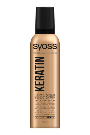 KERATIN flexible and shiny mousse 250 ml
