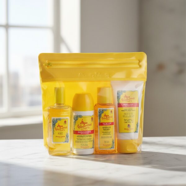 AGUA DE COLONIA CONCENTRADA NECESER VIAJE 5 pz