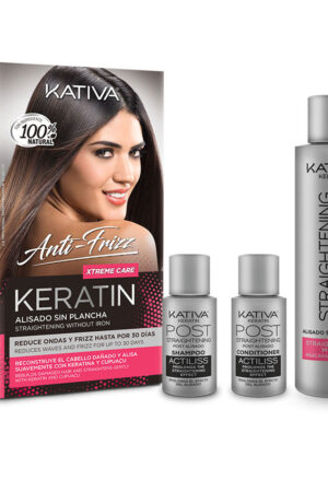 KERATIN ANTI-FRIZZ straightening without iron xtrem care 30 days 3 units