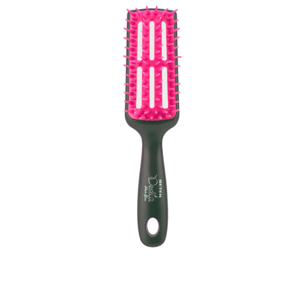 DESLÍA HAIR FLOW skeleton detangling brush #fuchsia 1 u