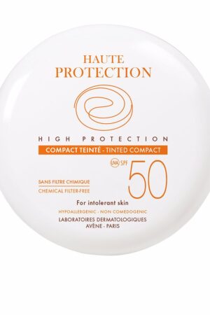 AvÈne SOLAIRE COMPACT with high protection color SPF 50 #gold 10 gr
