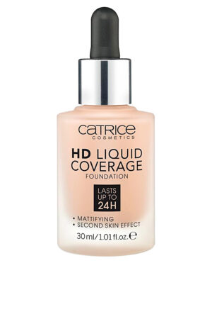 HD LIQUID COVERAGE FOUNDATION lasts up to 24h #040-warm beige 30 ml