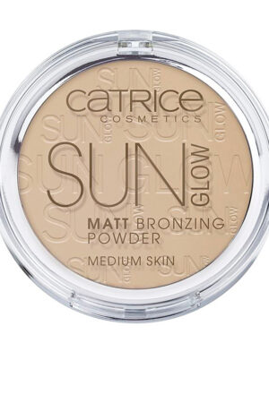 SUN GLOW MATT bronzing powder #030-medium bronze