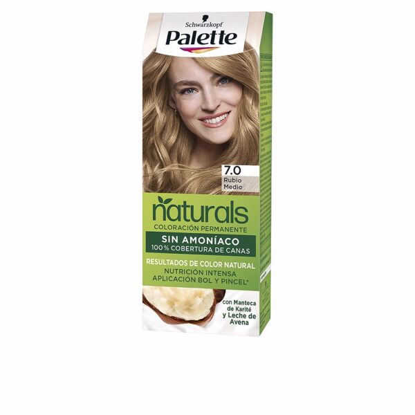 NATURAL PALETTE dye #7.0-medium blonde 1 u