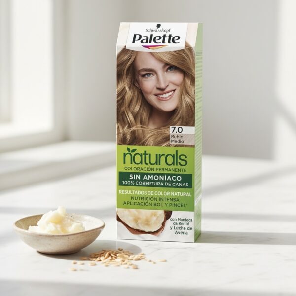 NATURAL PALETTE dye #7.0-medium blonde 1 u